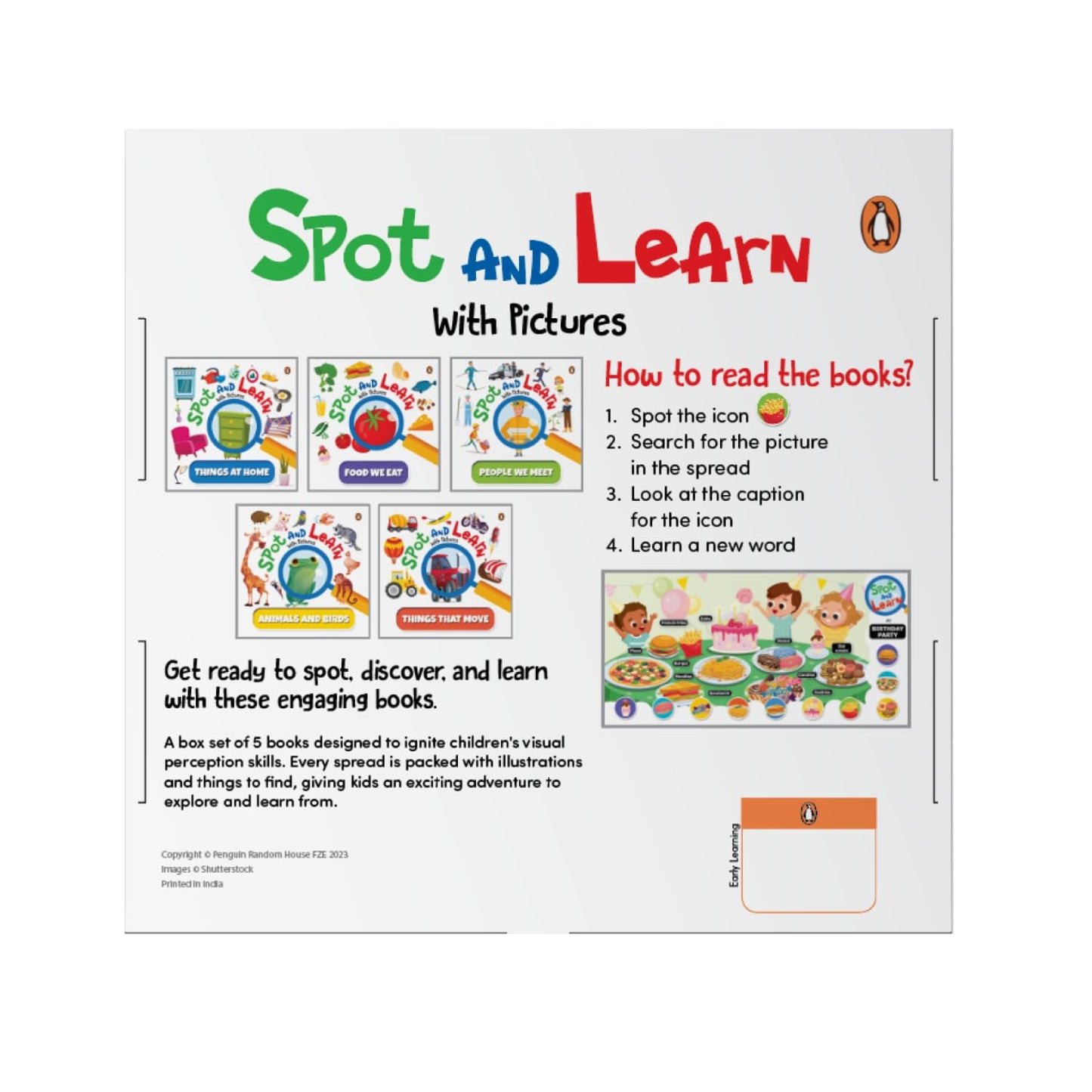Spot and Learn with Pictures (board books for kids Age 0-3 years)