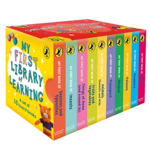 My First Library of Learning: collection of 10 board books for kids 0 to 3