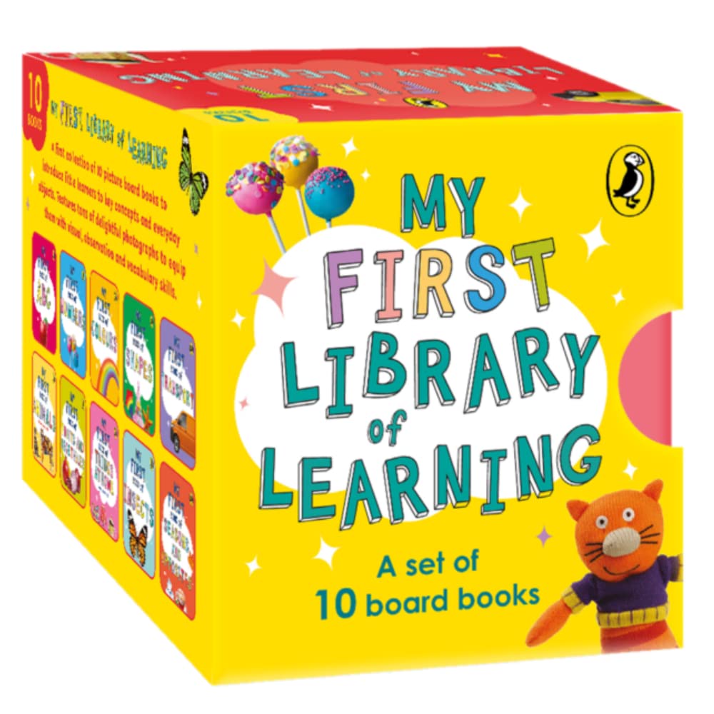 My First Library of Learning: collection of 10 board books for kids 0 to 3